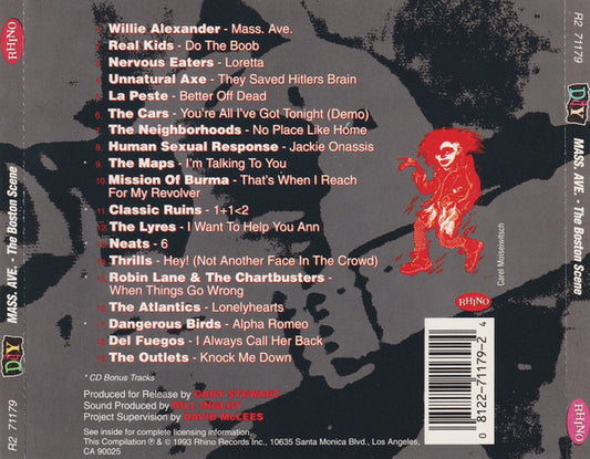 Various : DIY: Mass. Ave. - The Boston Scene (1975-83) (CD, Comp)