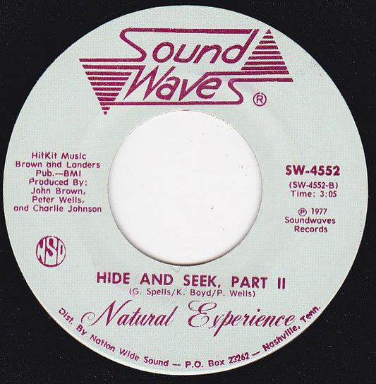 Natural Experience (2) : Hide And Seek (7", Single)