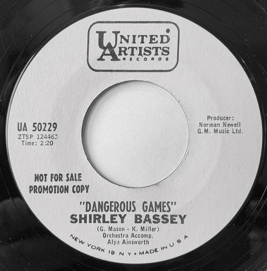 Shirley Bassey : Big Spender / Dangerous Games (7", Single, Promo)