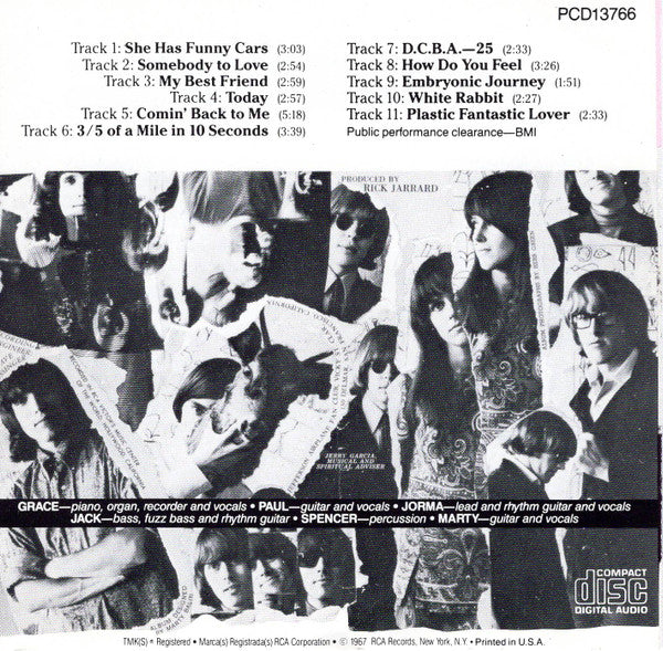 Jefferson Airplane : Surrealistic Pillow (CD, Album, RE)