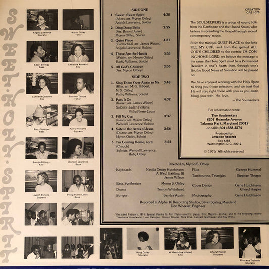 The Soulseekers (3) : Sweet Holy Spirit (LP)