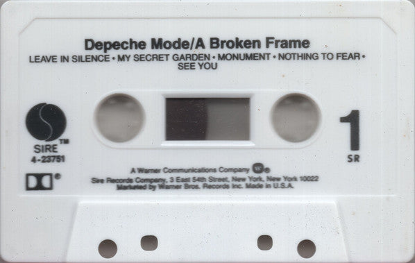 Depeche Mode : A Broken Frame (Cass, Album, RE, Dol)