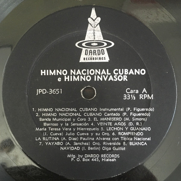 Various : Himno Nacional Cubano e Himno Invasor (Instrumental y Cantado) (LP, Album)