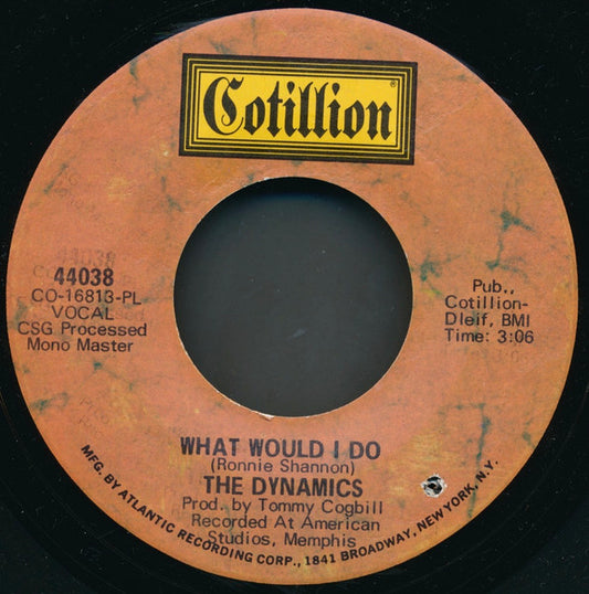 The Dynamics : Ain't No Love At All (7", Single, PL )