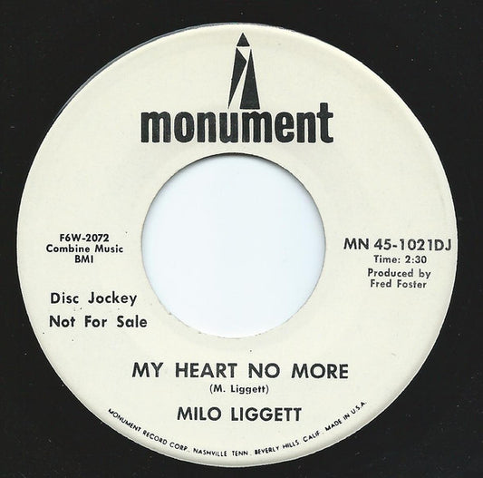 Milo Liggett : Standing By (7", Promo)