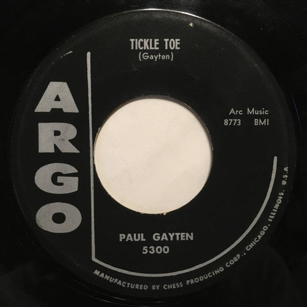 Paul Gayten : Windy / Tickle Toe (7", Single)