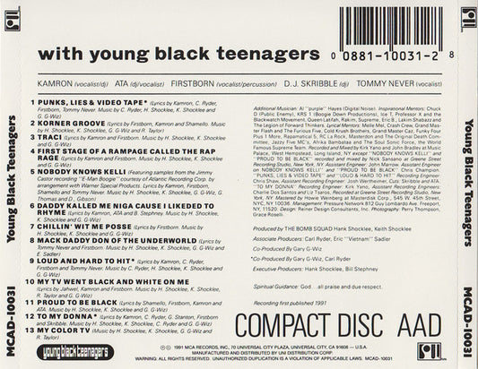 Young Black Teenagers : Young Black Teenagers (CD, Album)