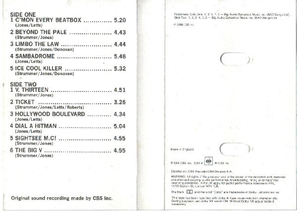 Big Audio Dynamite : No. 10, Upping St. (Cass, Album)