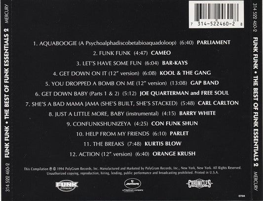 Various : Funk Funk: The Best Of Funk Essentials 2 (CD, Comp, RM)