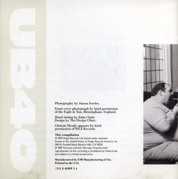 UB40 : The Best Of UB40 - Volume One (CD, Comp, RE)