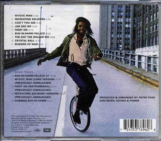Peter Tosh : Mystic Man (CD, Album, RM)