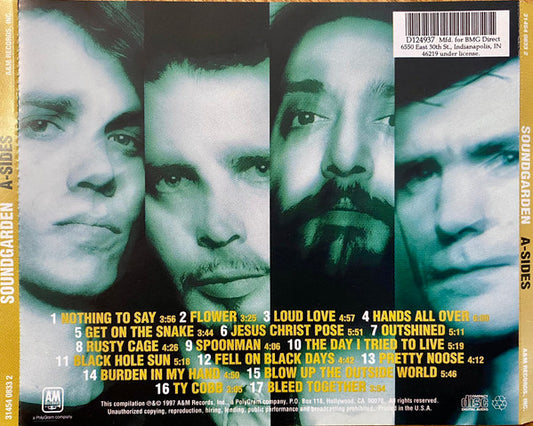Soundgarden : A-Sides (CD, Comp, Club, RP, BMG)
