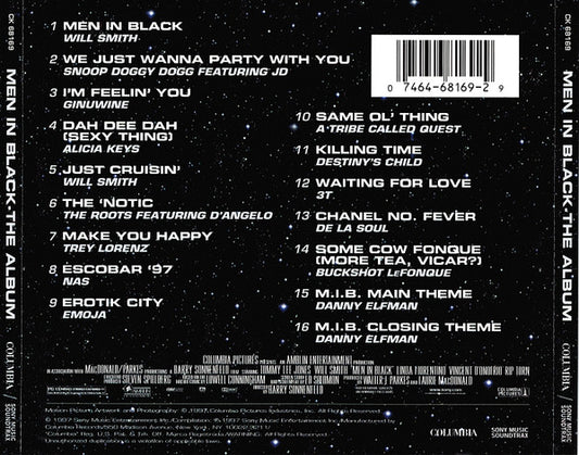 Various : Men In Black (The Album) (CD, Album, Comp, Pit)