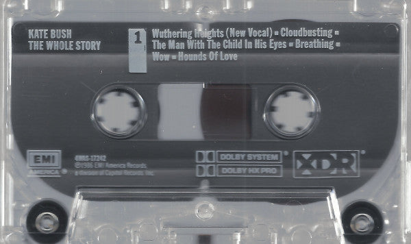 Kate Bush : The Whole Story (Cass, Comp, XDR)
