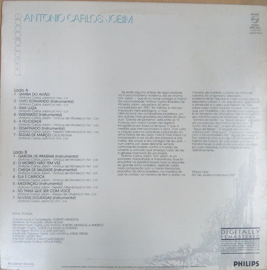 Antonio Carlos Jobim : Personalidade (LP, Comp, RM)