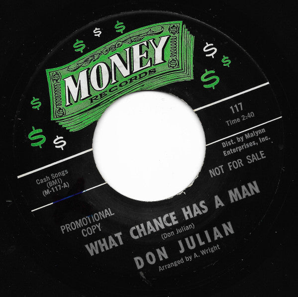 Don Julian : What Chance Has A Man / Let Me See You Philly (7", Single, Promo)