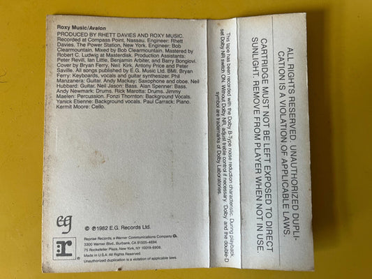 Roxy Music : Avalon (Cass, AR,)