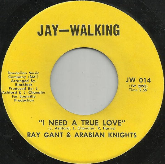 Ray Gant & Arabian Knights : Don't Leave Me Baby (7", Single)