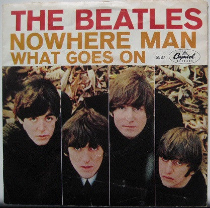 The Beatles : Nowhere Man / What Goes On (7", Single, Los)