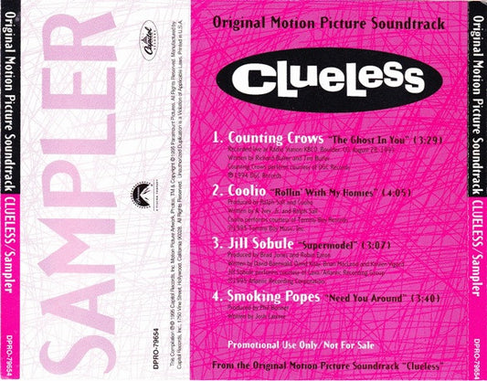 Various : Clueless - Original Motion Picture Soundtrack/Sampler (CD, Comp, Promo, Smplr)