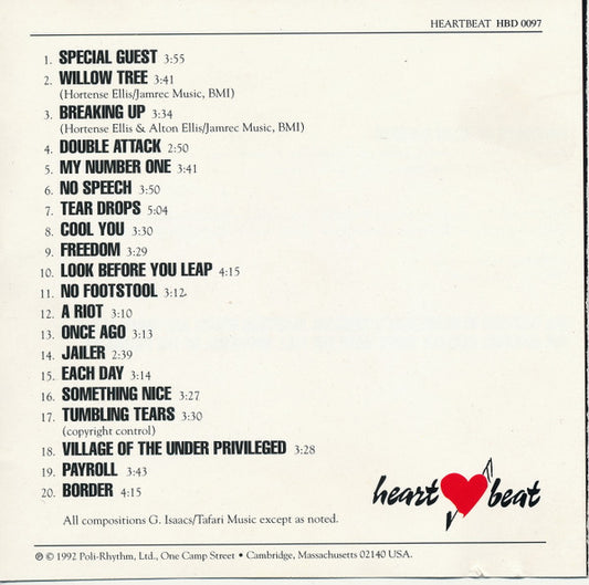 Gregory Isaacs : Best Of Volumes One And Two (CD, Comp, Club)