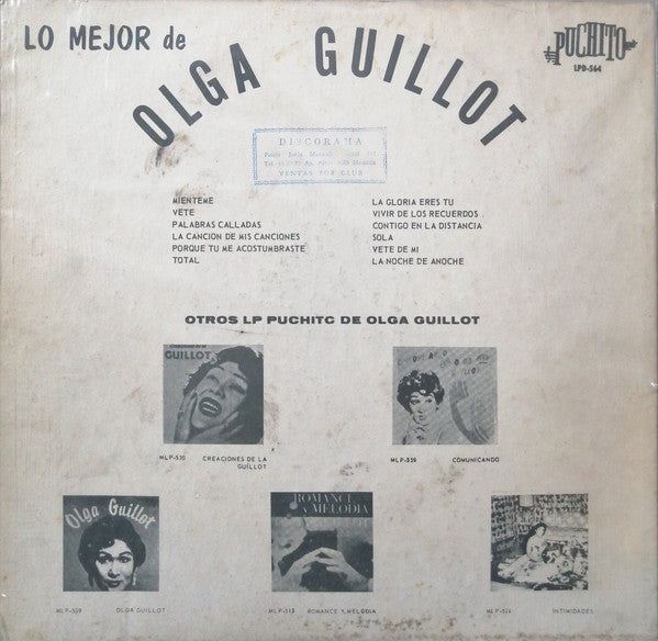 Olga Guillot : Lo Mejor De Olga Guillot (LP, Comp, Wit)