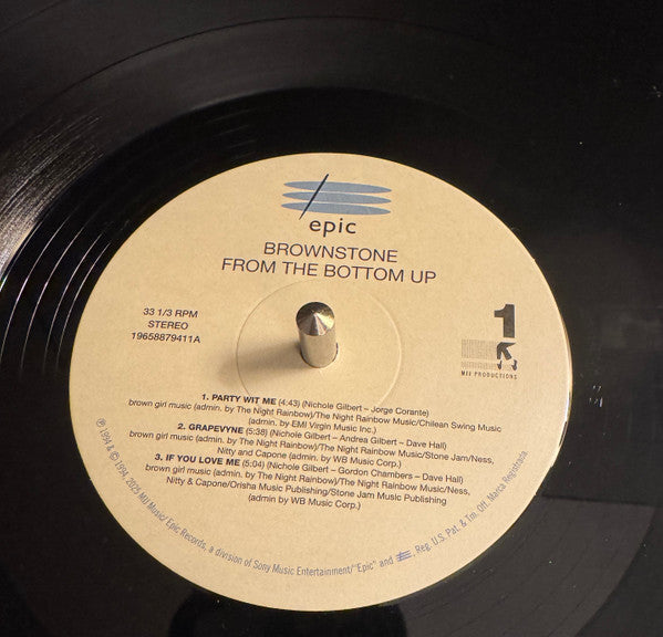 Brownstone : From The Bottom Up (LP, RE)