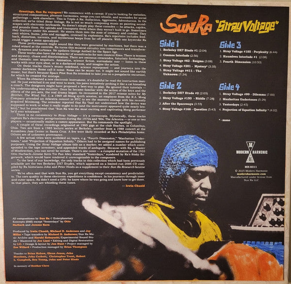 Sun Ra : Stray Voltage (2xLP, RSD, Mono, Ora)