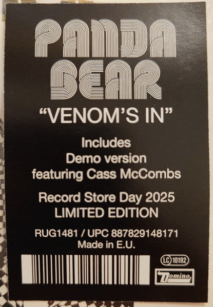 Panda Bear : Venom's In (7", RSD, Single)
