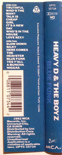 Heavy D. & The Boyz : Blue Funk (Cass, Album, Dol)