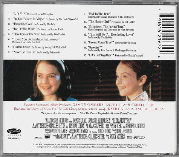 Various : The Parent Trap (Original Soundtrack) (CD, Comp)