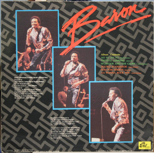 Baron (4) : Tears Of Gold (LP, Album)