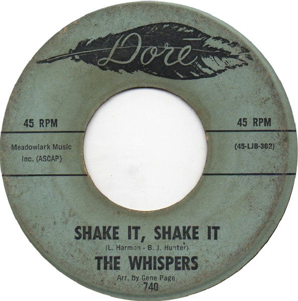 The Whispers : As I Sit Here (7", Single, Mono, Alc)