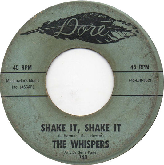 The Whispers : As I Sit Here (7", Single, Mono, Alc)