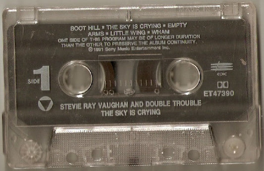 Stevie Ray Vaughan And Double Trouble* : The Sky Is Crying (Cass, Album)