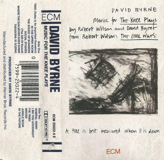 David Byrne : Music For The Knee Plays (Cass, Album, Cle)