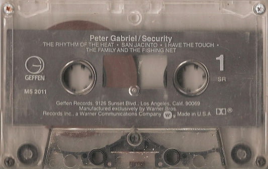 Peter Gabriel : Security (Cass, Album, RE, Tra)