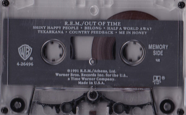 R.E.M. : Out Of Time (Cass, Album, SR,)