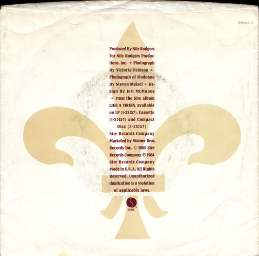 Madonna : Material Girl (7", Single, SRC)