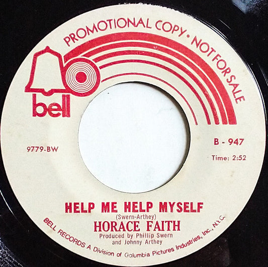 Horace Faith : Black Pearl / Help Me Help Myself (7", Single, Promo)