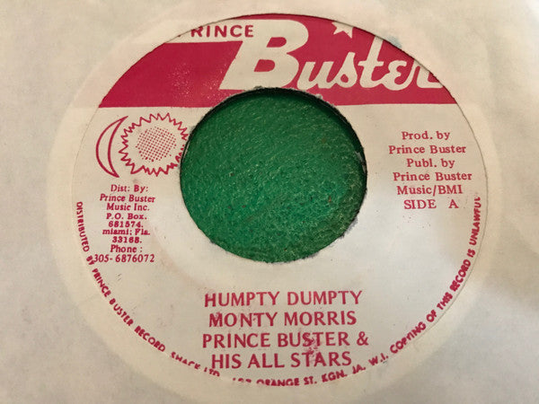 Prince Buster And The All Stars* / Eric "Monty" Morris : Humpty Dumpty / Me & My Forty-Five (7")