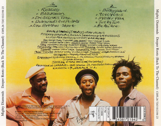 Mighty Diamonds* : Deeper Roots (Back To The Channel) (CD, Album, RE)