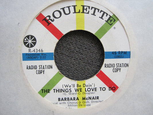 Barbara McNair : That's All I Want From You (7", Single, Promo)