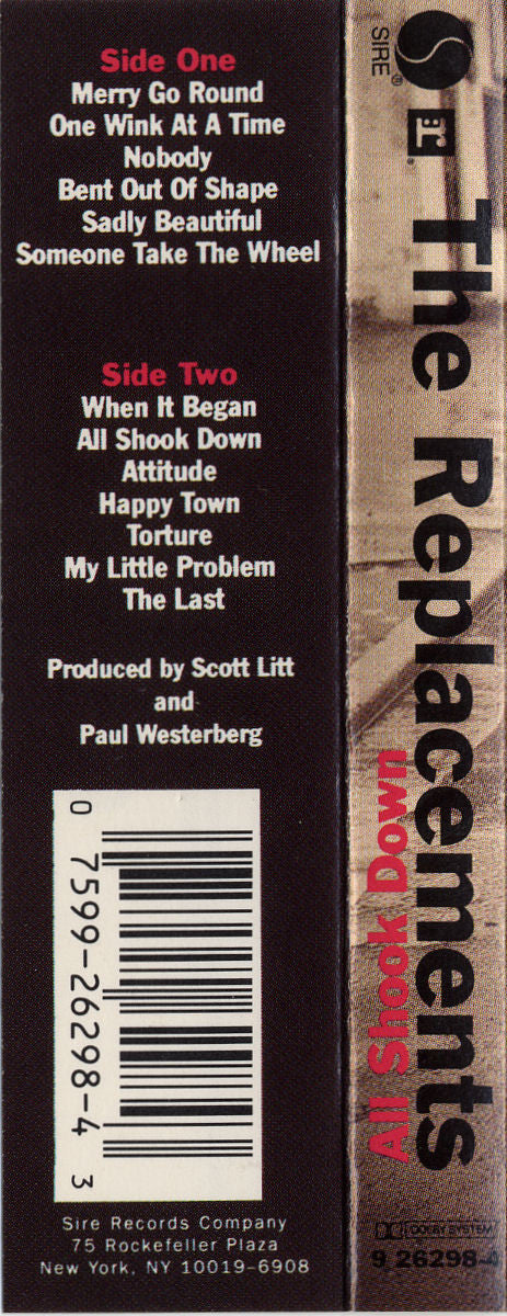 The Replacements : All Shook Down (Cass, Album, SR,)