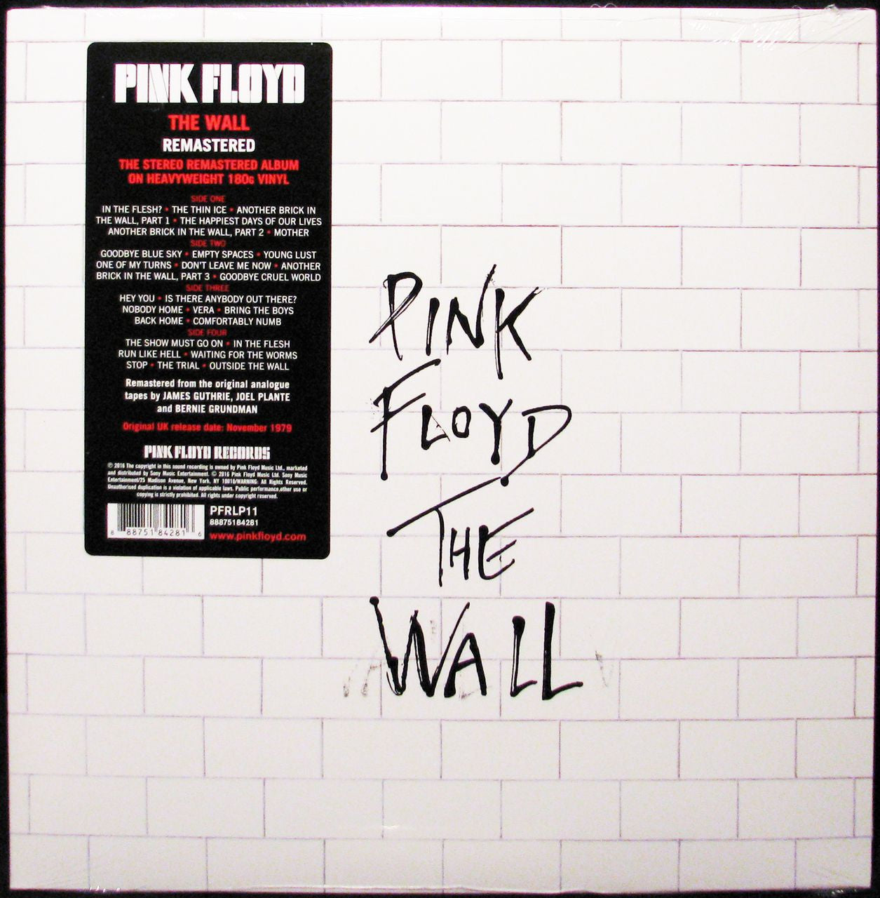 Pink Floyd - The Wall (Remastered) (180 Gram Vinyl, Gatefold LP Jacket) (2 Lp's) (LP) M