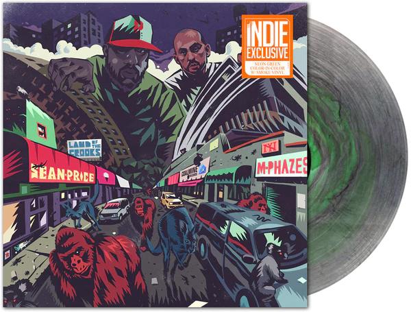 Sean Price & M-Phazes - Land Of The Crooks (Indie Exclusive, Colored Vinyl, Green, Smoke) (LP) M
