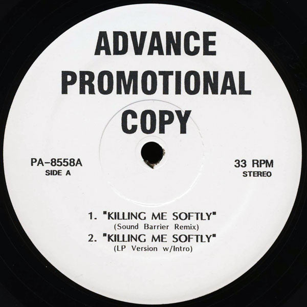 Fugees : Killing Me Softly (12", Promo, Unofficial)
