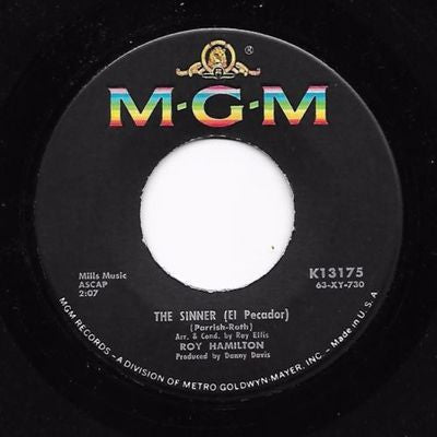 Roy Hamilton (5) : The Sinner (7", Single)