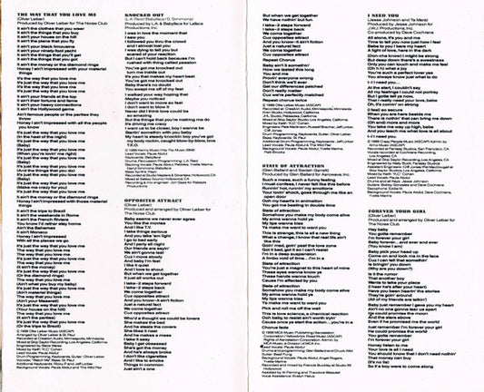 Paula Abdul : Forever Your Girl (Cass, Album, SR,)