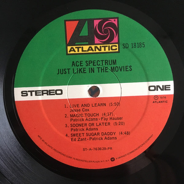 Ace Spectrum : Just Like In The Movies (LP, Album, PR )